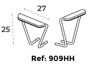Podrúčky Rocada 909HH